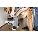 Hundebademantel mit Beinen Dryup Body Zip.Fit L (65cm) grau