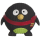 Hugglehounds Ruff-Tex Pinguin groß(13,5x10,5x9,7cm)