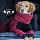 Hundebademantel mit Beinen Dryup Body Zip.Fit bordeaux