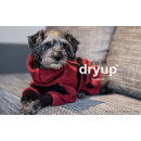 Hundebademantel mit Beinen Dryup Body Zip.Fit MINI bordeaux