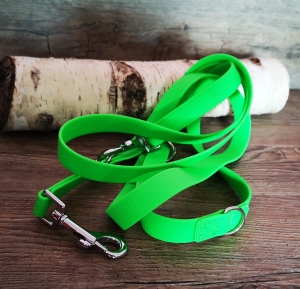 Führleine Soft PVC Hundeleine 20mm Orange 2 m