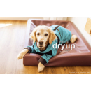 Hundebademantel mit Beinen Dryup Body Zip.Fit PETROL