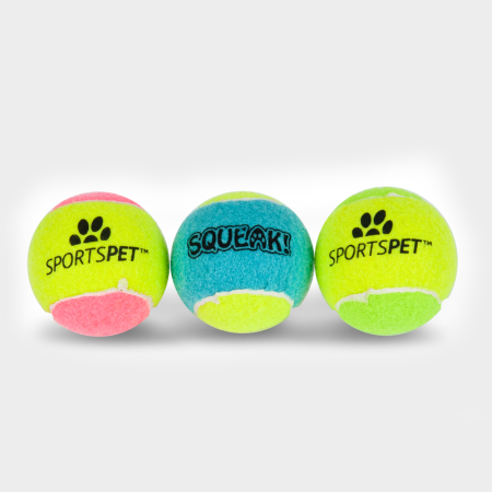 Sportspet Tennisbälle 3er Color 65mm