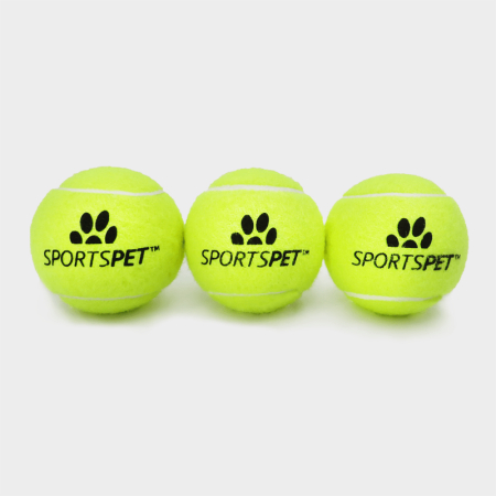 Sportspet Tennisb&auml;lle 3er 65mm