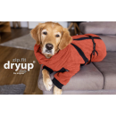 Hundebademantel mit Beinen Dryup Body Zip.Fit BRICK S (56cm)