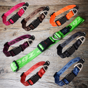 Halsband Rogz Alpinist Gr.  M 26 - 40 cm Lime