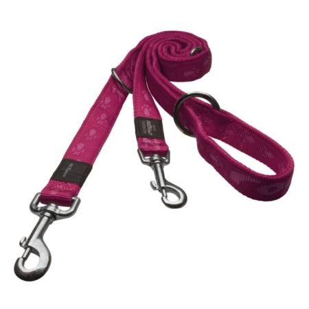 Rogz Hundeleine Alpinist  M 180cm x 15 mm Himbeer
