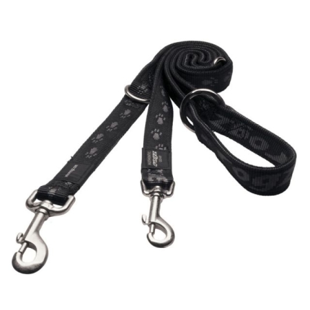 Rogz Hundeleine Alpinist  M 180cm x 15 mm Schwarz