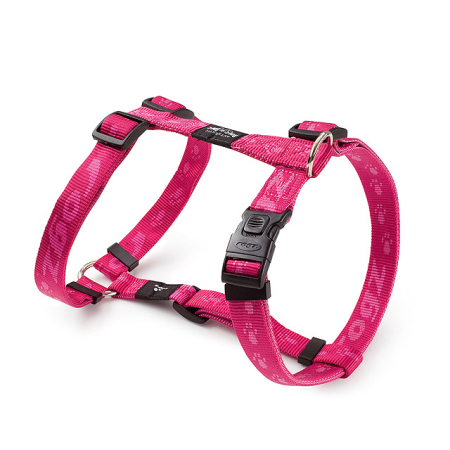 Hundegeschirr Rogz Alpinist  M 32 - 53cm Himbeer