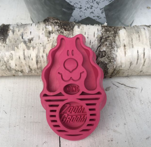 Kong Zoom Groom Hund blau