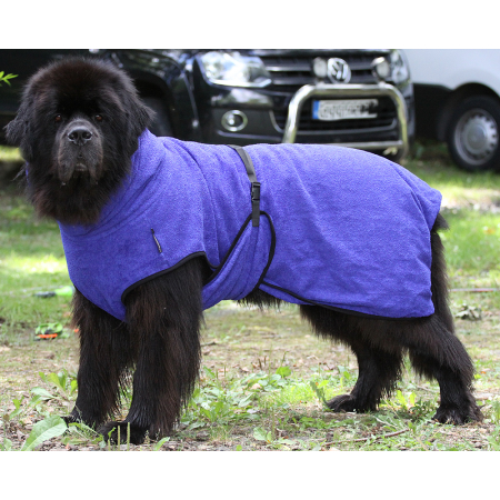 Hundebademantel Dryup Cape BIG BLUEBERRY  (84 cm) ohne Bestickung