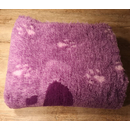 Original ®  Drybed lila meliert Pfoten, rutschfest 150 x 100cm