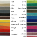 Hundehalsband bestickt | gepolstert | 45mm | viele Farben